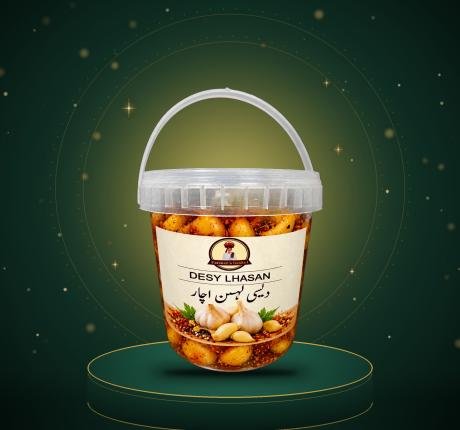 Desi Lehsan Achaar (Garlic Pickle)